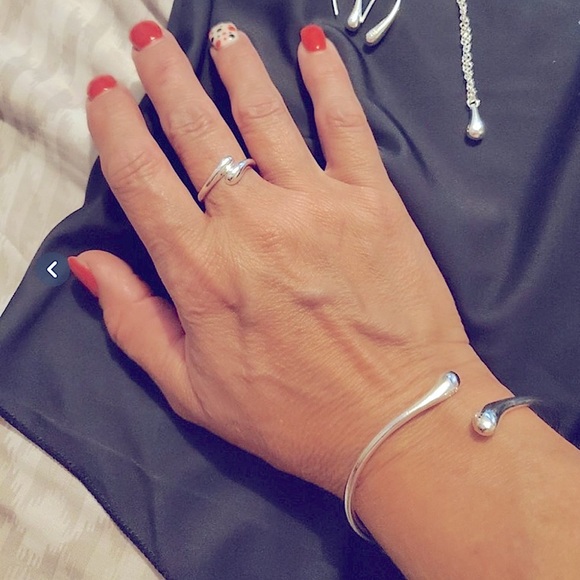 LAST ONE‼️  925 Sterling Silver Waterdrop Jewelry Set - Picture 11 of 11